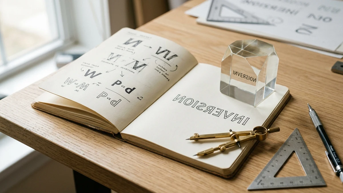 Step-by-Step Upside Down Text Instructions & Mirror Mapping